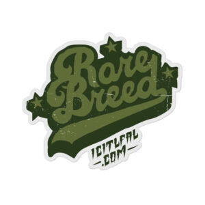 Rare Breed" 5" 3D Sticker - Military