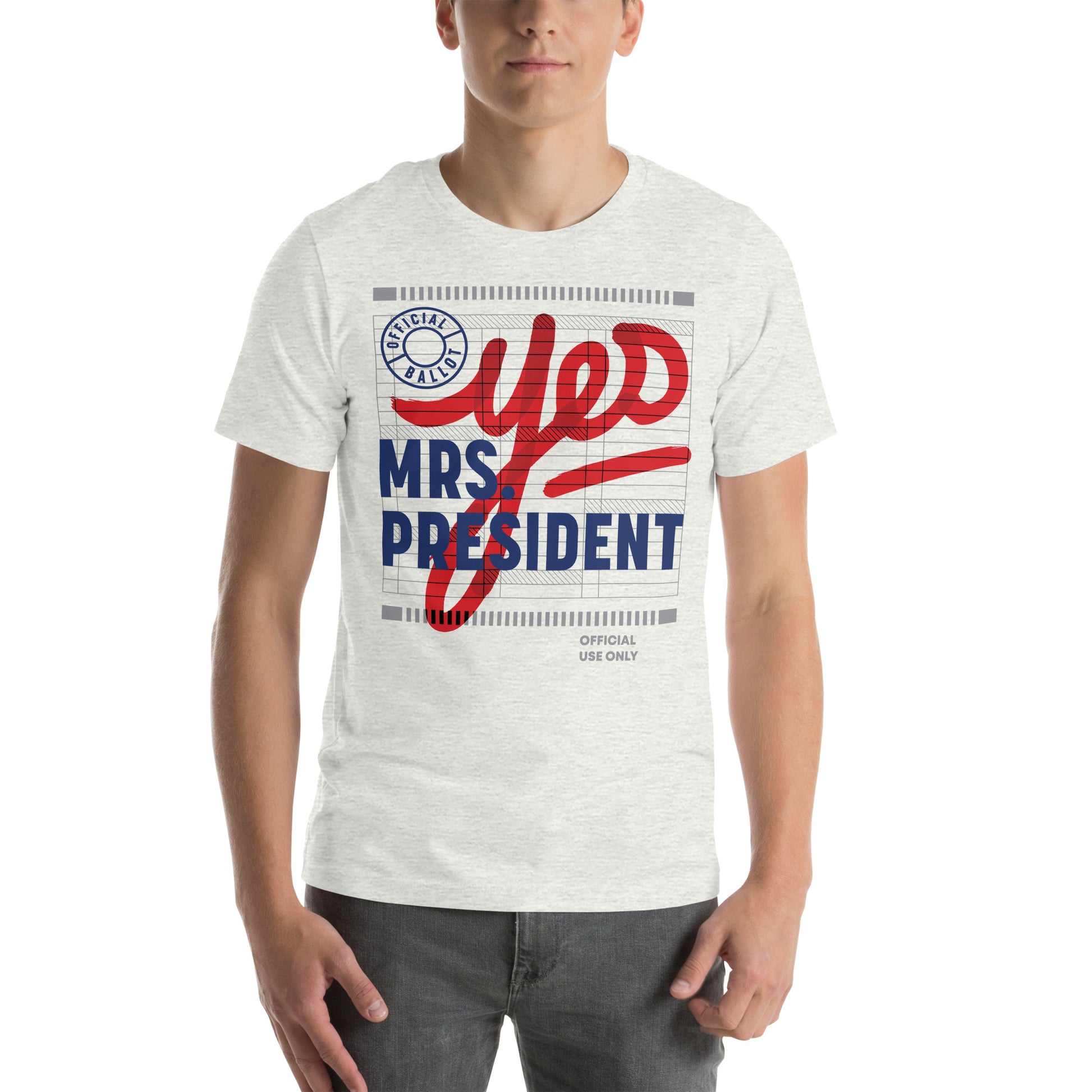 Yes Mrs President” Unisex Tee - Light - Image 13