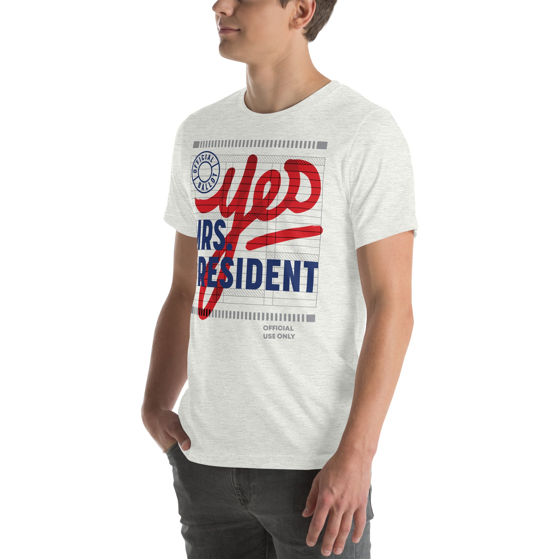 Yes Mrs President” Unisex Tee - Light - Image 10