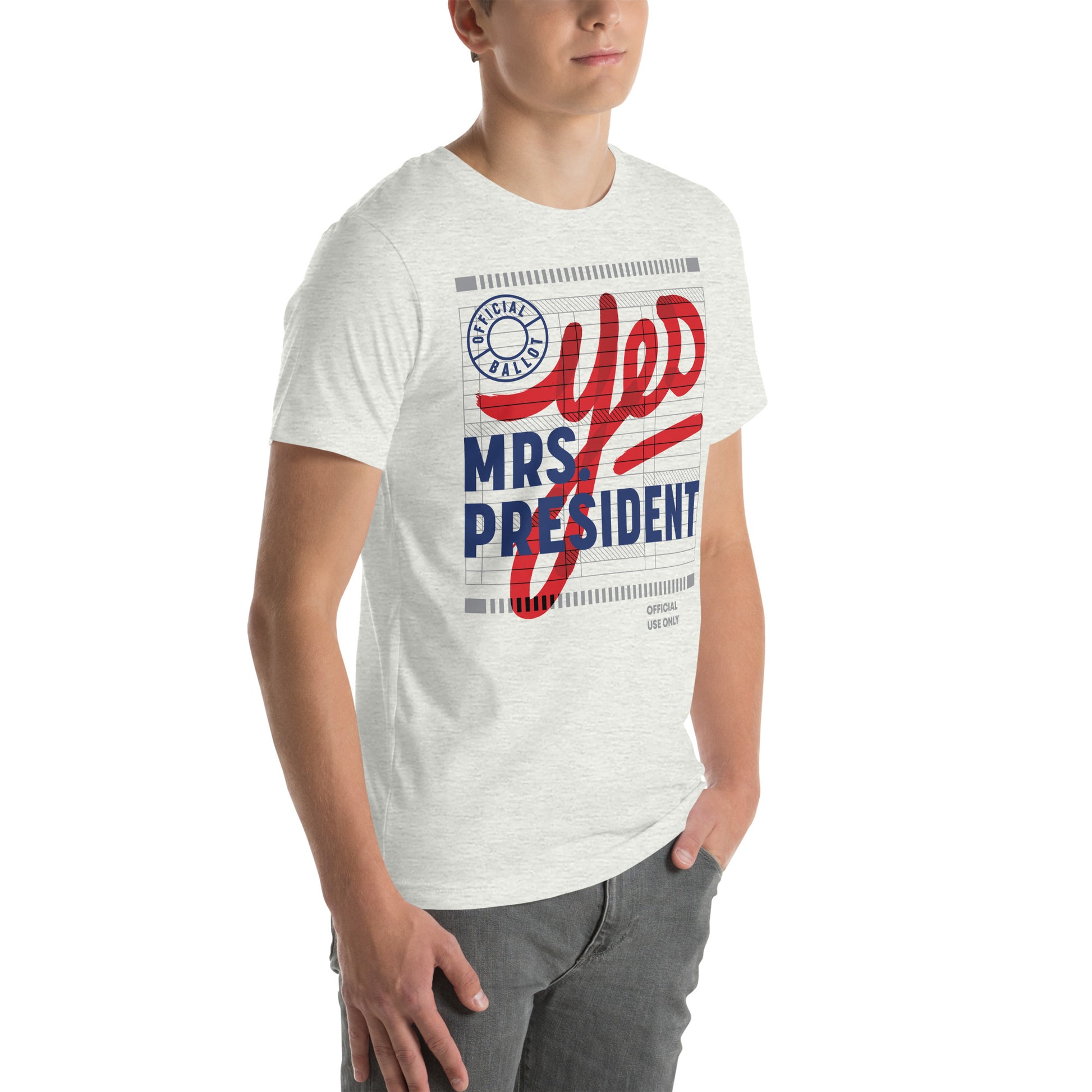 Yes Mrs President” Unisex Tee - Light - Image 9
