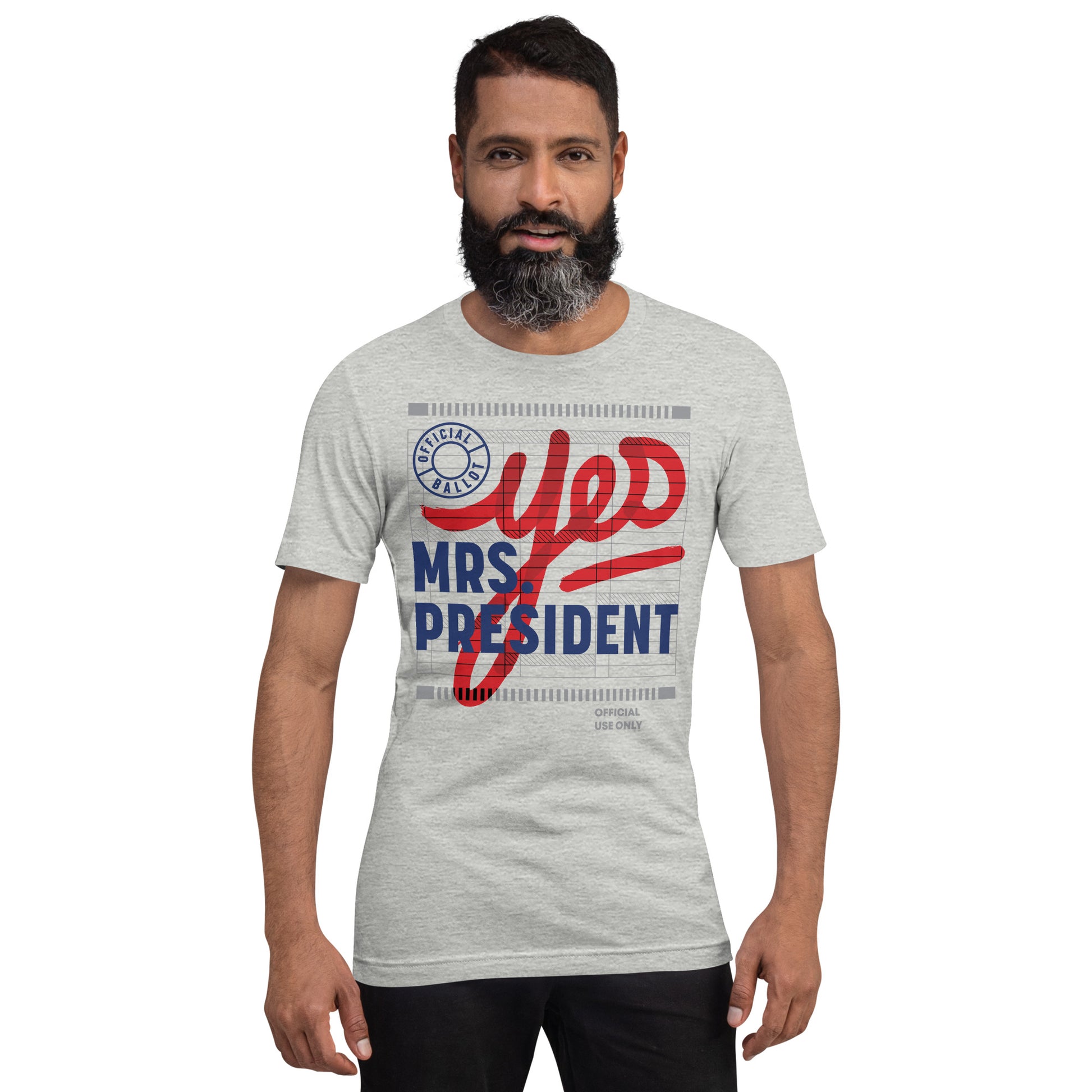 Yes Mrs President” Unisex Tee - Light - Image 31