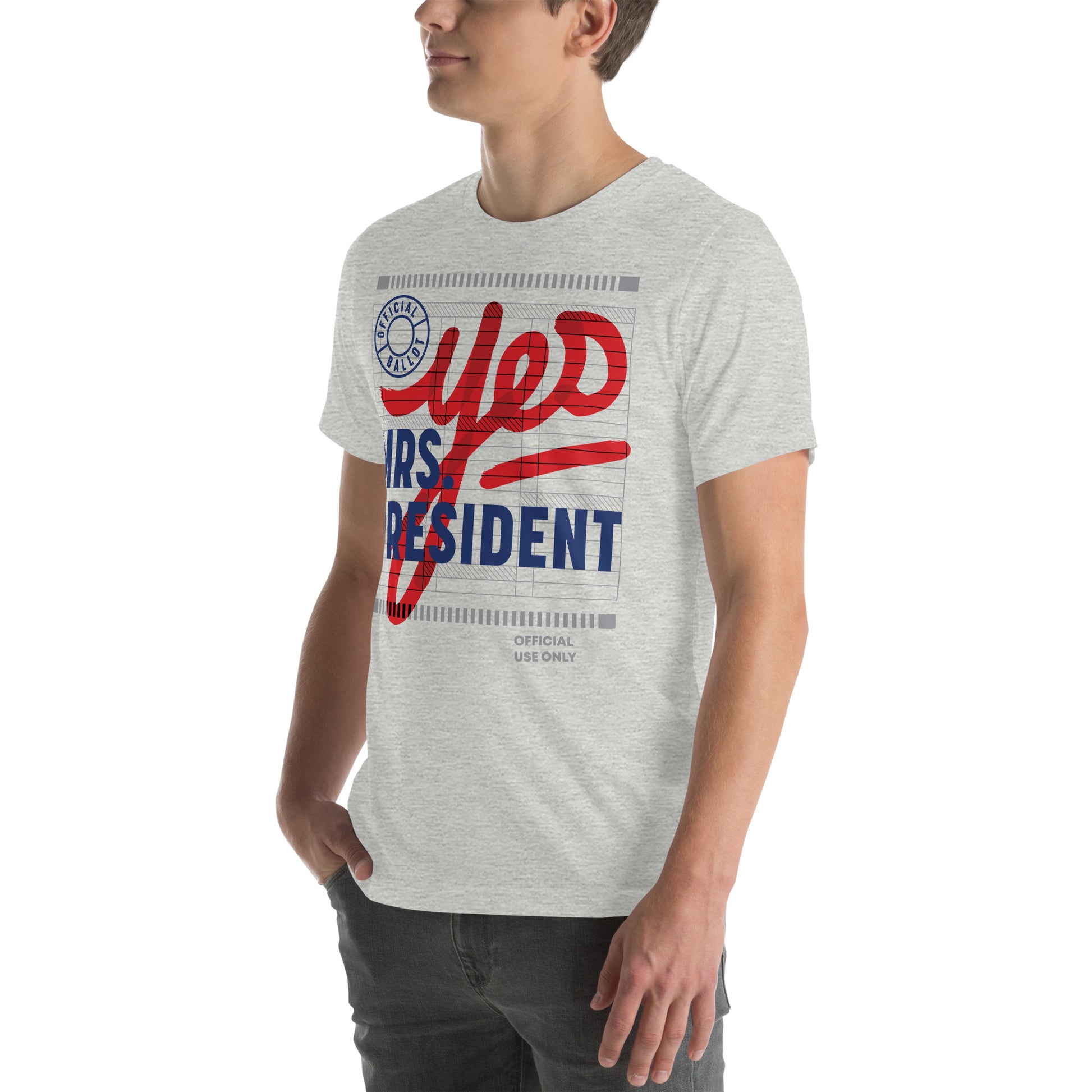 Yes Mrs President” Unisex Tee - Light - Image 16
