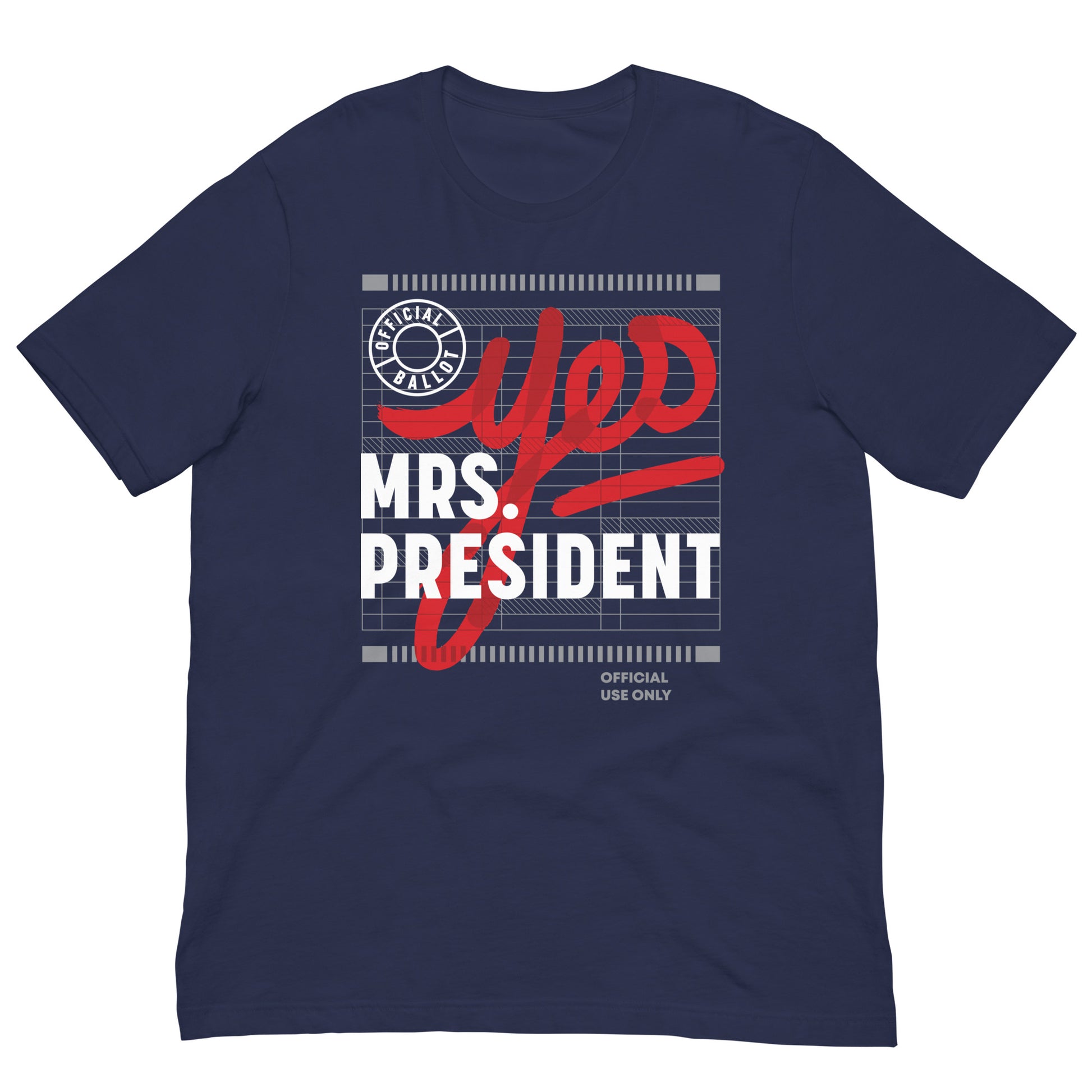 Yes Mrs President” Navy Unisex Tee - Image 3