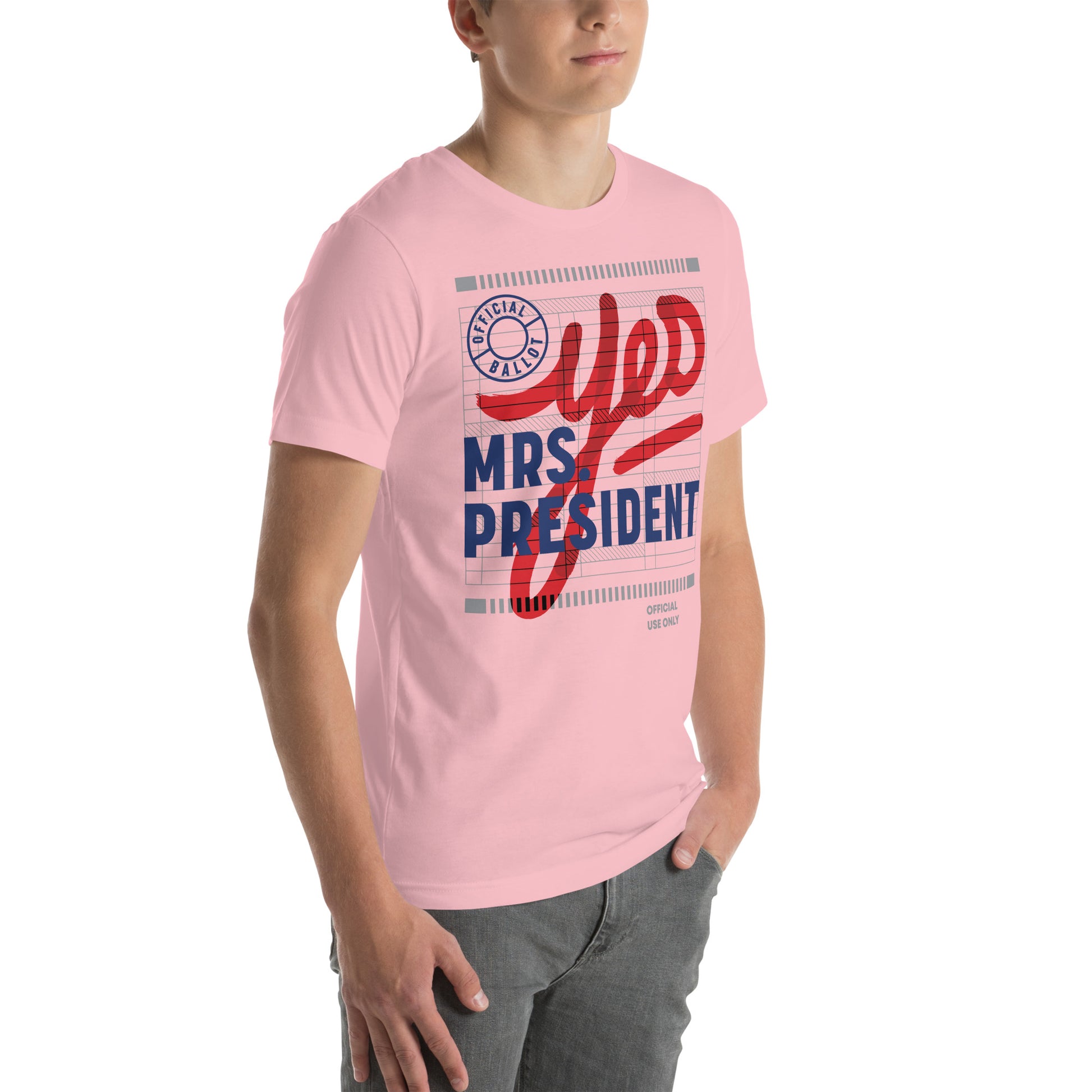 Yes Mrs President” Unisex Tee - Light - Image 21
