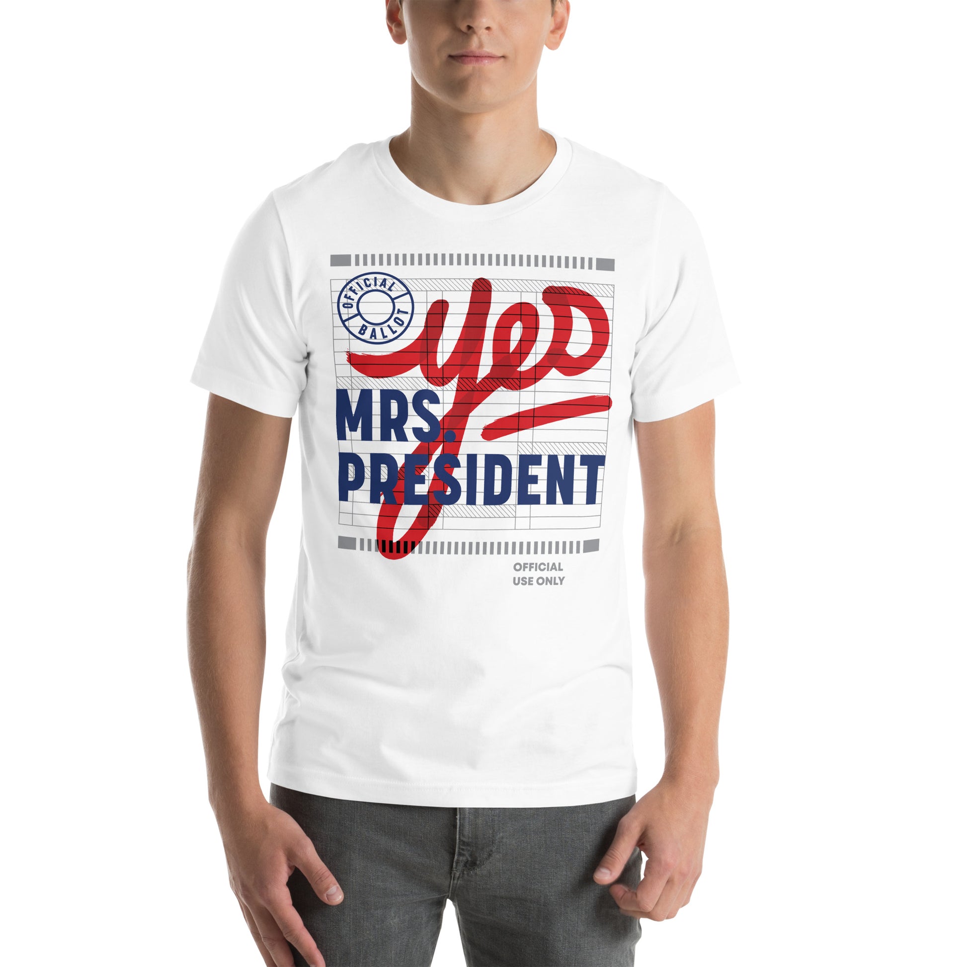Yes Mrs President” Unisex Tee - Light - Image 7