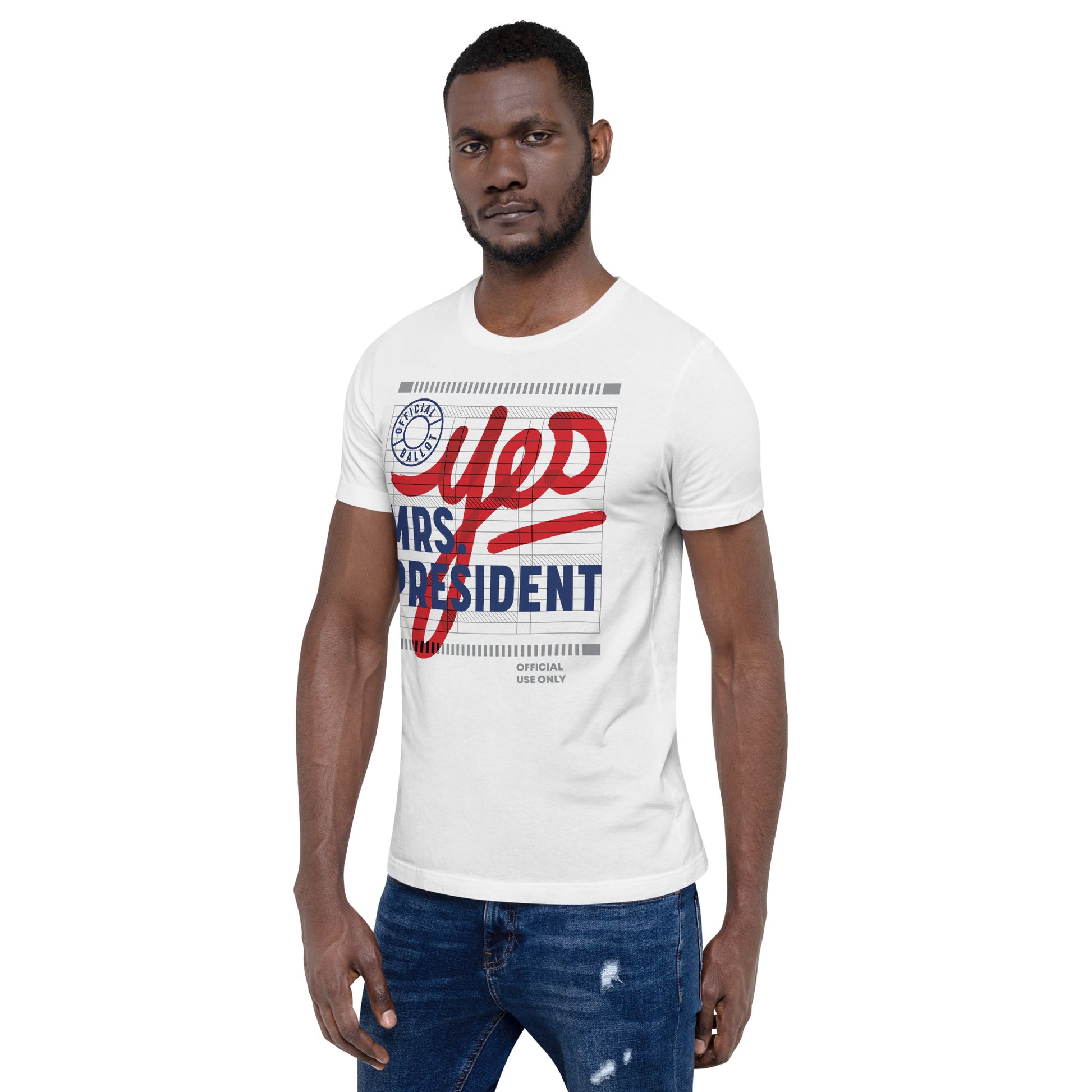 Yes Mrs President” Unisex Tee - Light - Image 29