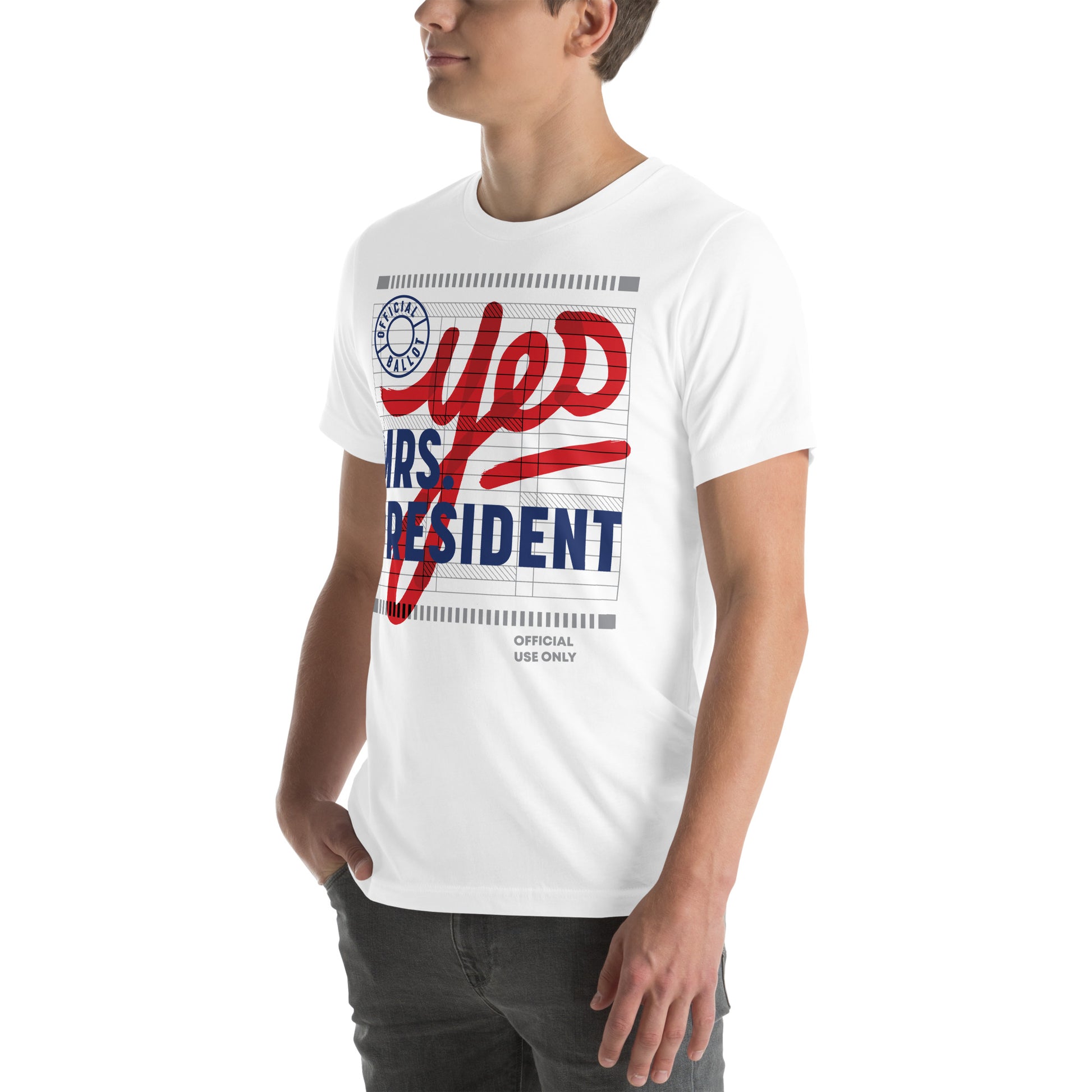 Yes Mrs President” Unisex Tee - Light - Image 3